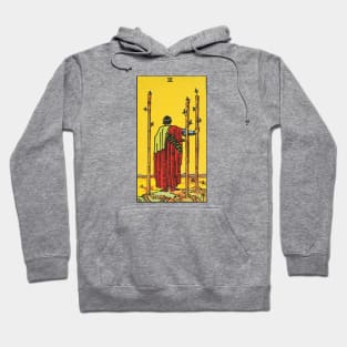 Three of wands tarot card Hoodie